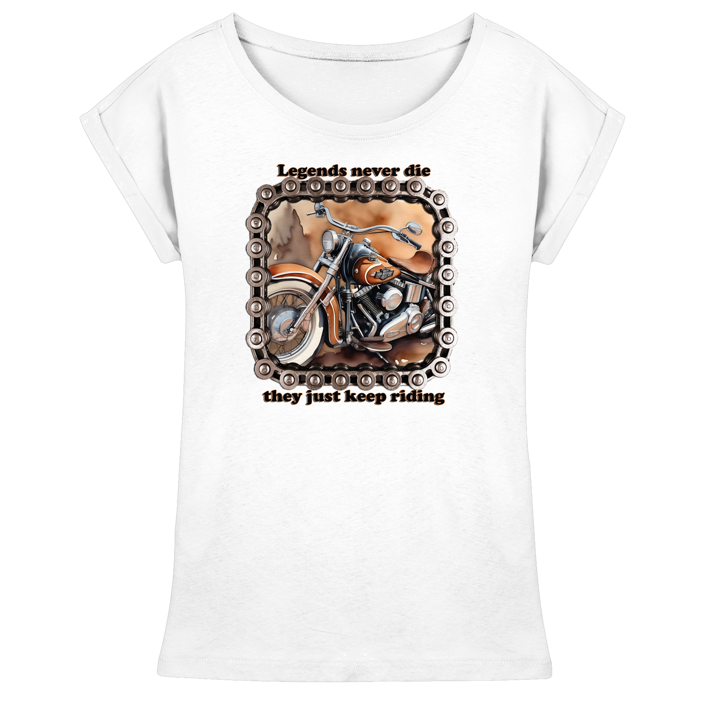 Bike6 - Womens Extended Shoulder T-Shirt