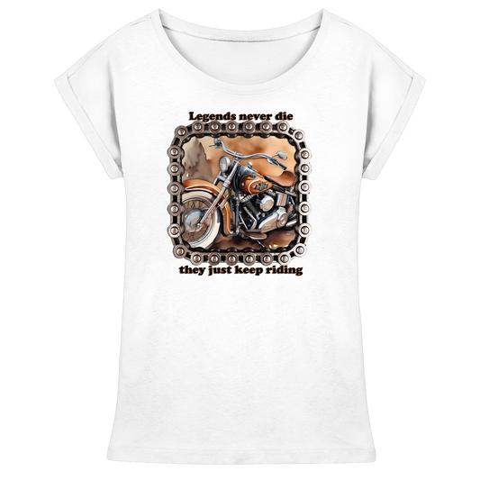 Bike6 - Womens Extended Shoulder T-Shirt